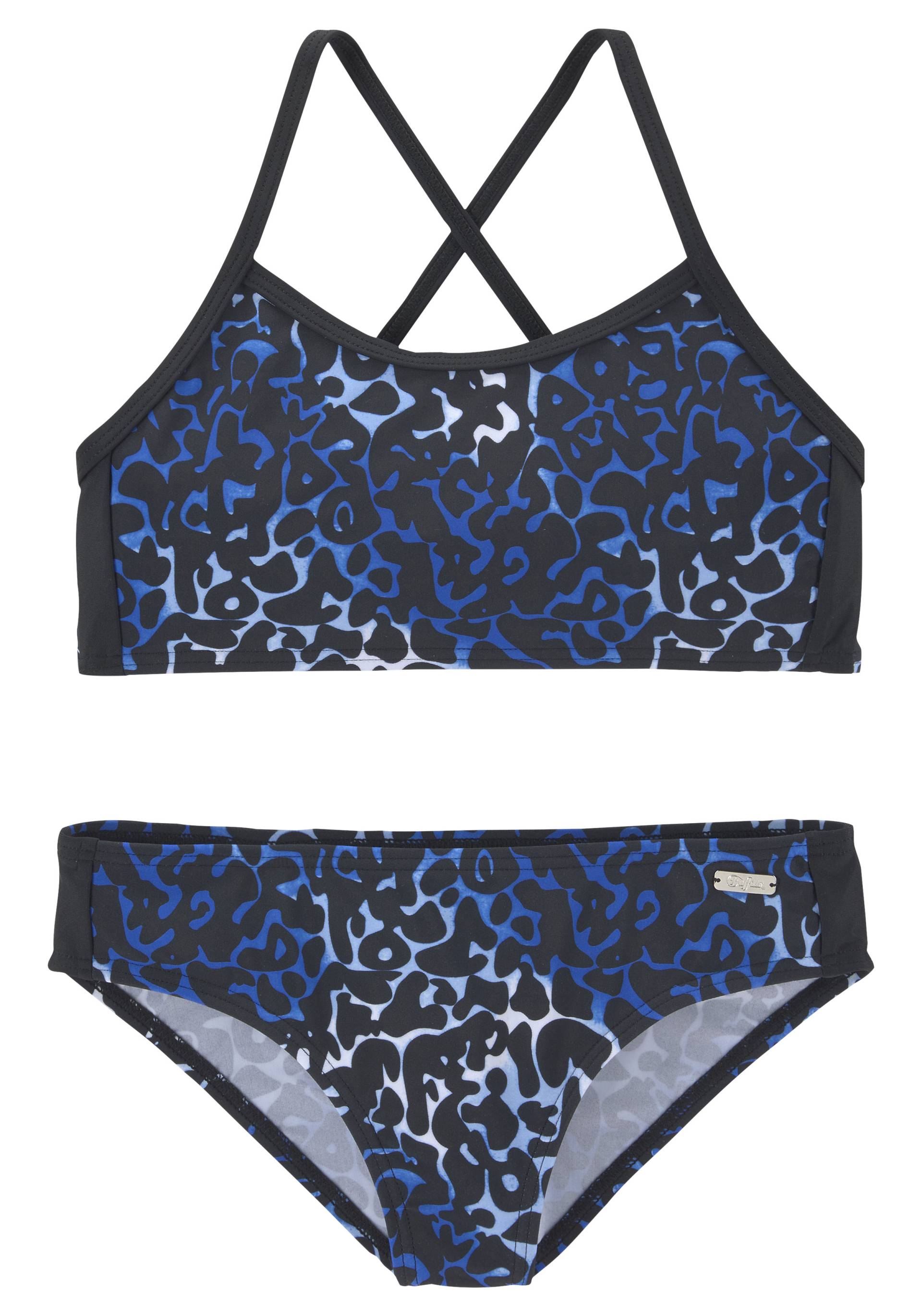 Buffalo Bustier-Bikini, mit Druck und Uniparts Buffalo Bustier-Bikini, mit Druck und Uniparts von Buffalo