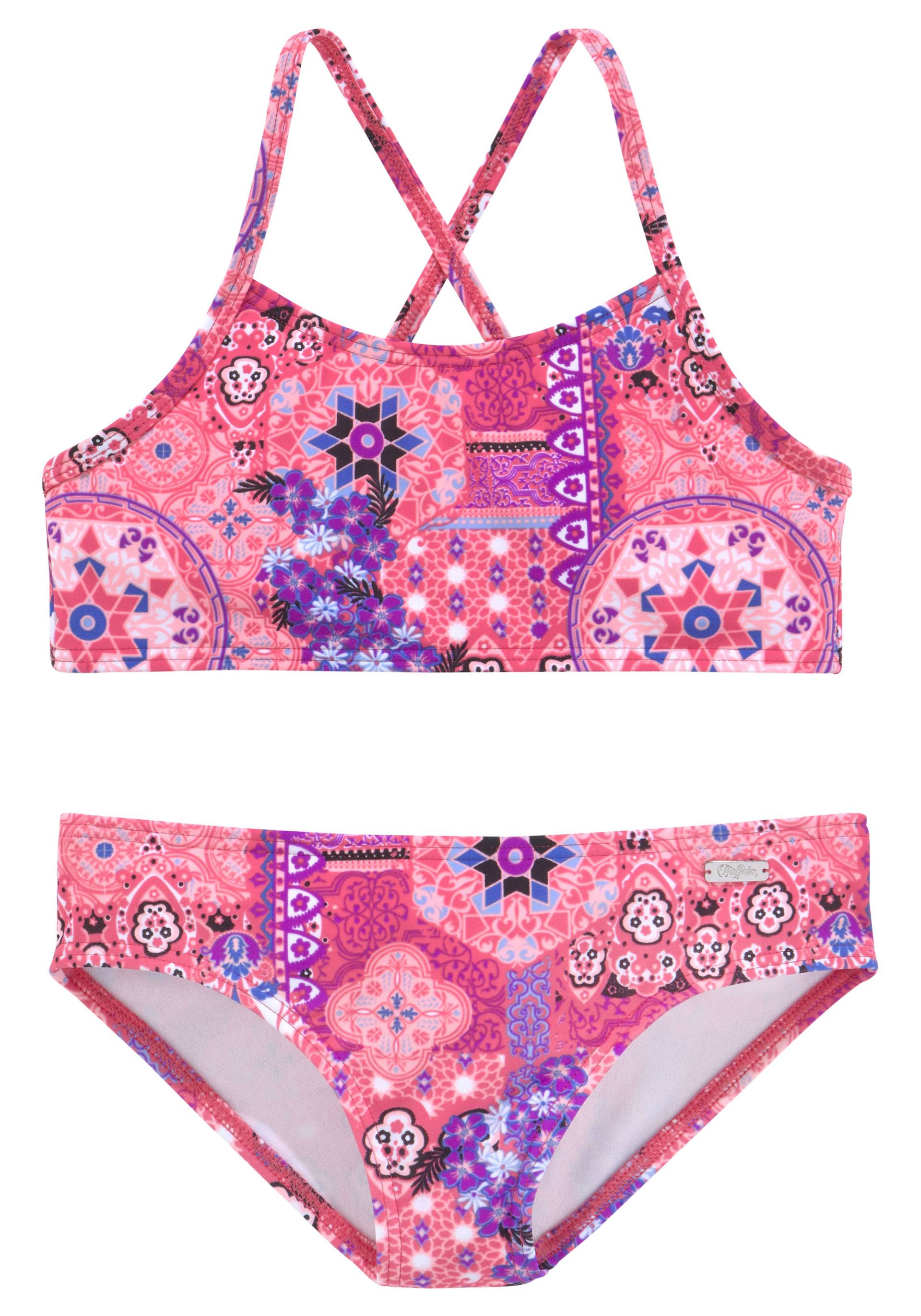 Buffalo Bustier-Bikini »Shari Kids«, mit verspieltem Print von Buffalo