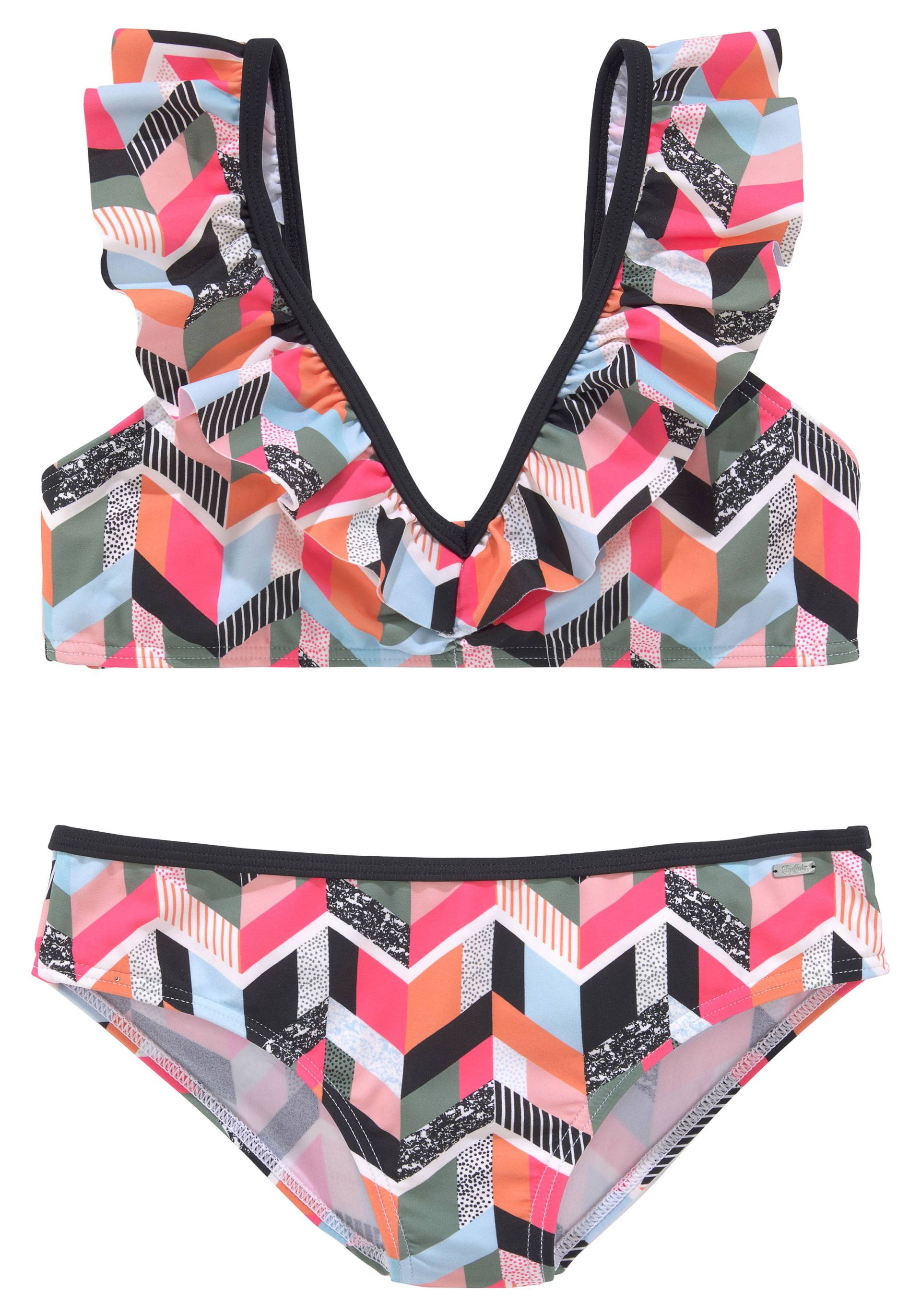 Buffalo Bustier-Bikini, mit geometrischem Print von Buffalo