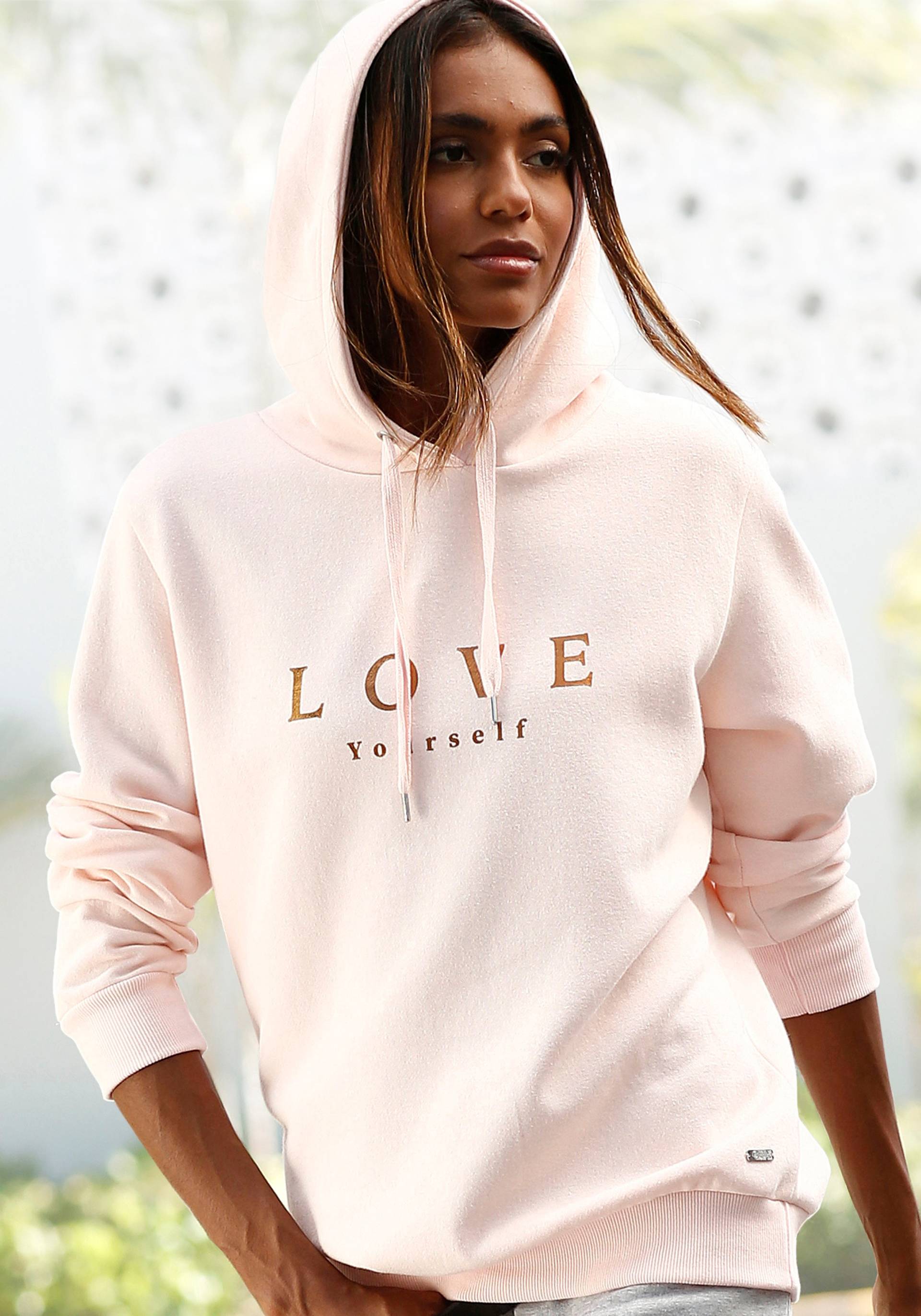 Buffalo Kapuzensweatshirt, mit überschnittenen Schultern, Loungewear, Loungeanzug Buffalo Kapuzensweatshirt, mit überschnittenen Schultern, Loungewear, Loungeanzug von Buffalo