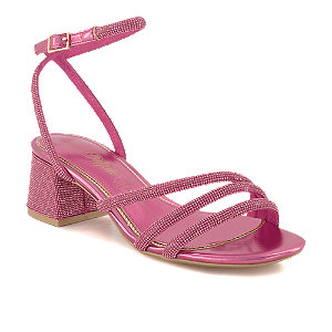 Buffalo Lilly Spark Damen Hohe Sandalette Pink von Buffalo