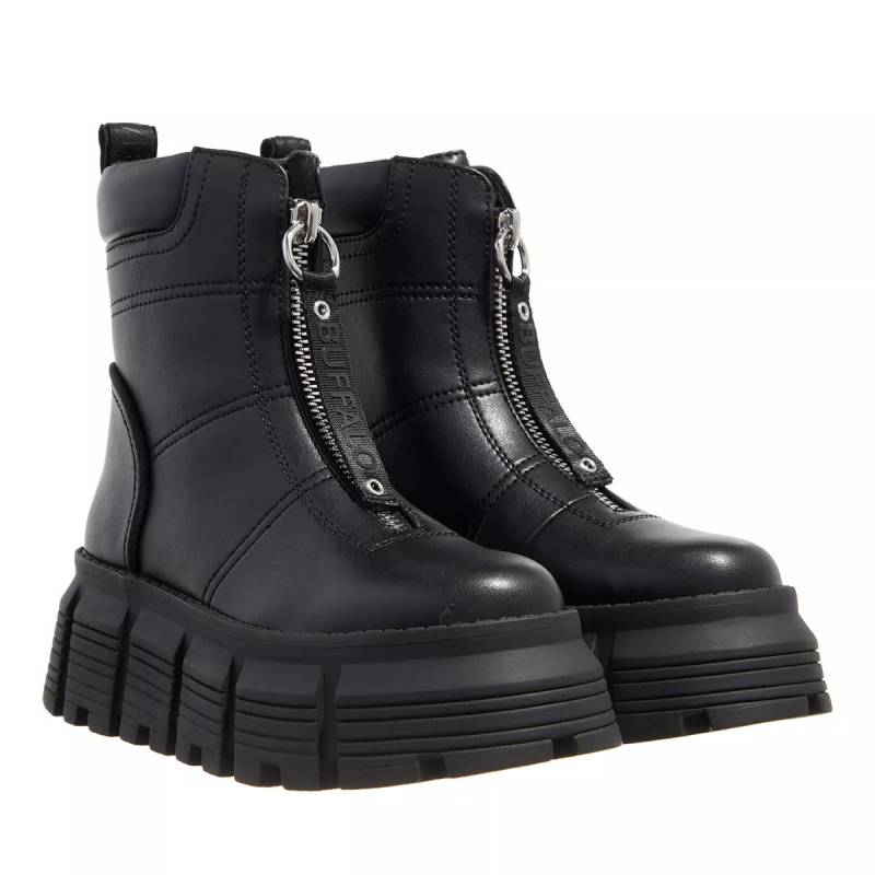 Buffalo Stiefel & Boots - Ava Front Zip Boot - Gr. 39 (EU) - in Schwarz - für Damen von Buffalo