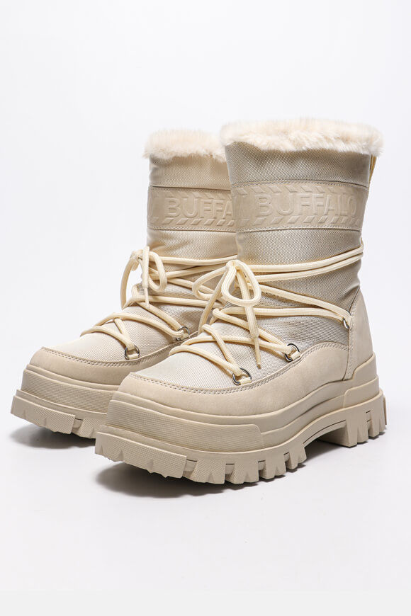 Buffalo Vegan Aspha Blizzard 2 Plateau Winterstiefelette | Cream | Damen  | EU36 von Buffalo