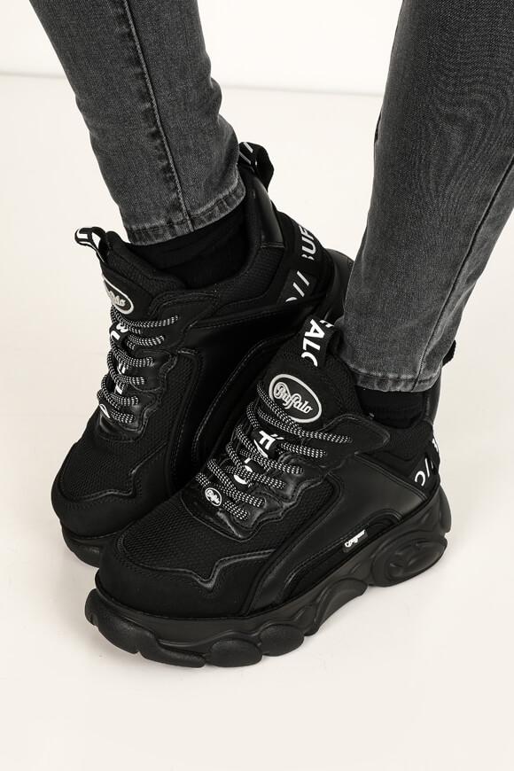 Buffalo Vegan CLD Chai Plateau Sneaker | Schwarz | Damen | EU37 Buffalo Vegan CLD Chai Plateau Sneaker | Schwarz | Damen | EU37 von Buffalo