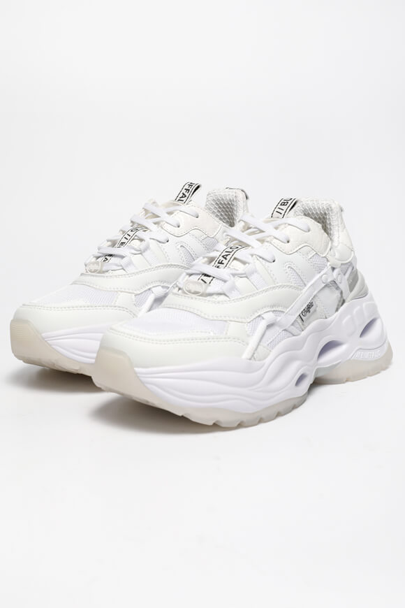 Buffalo Vegan Triplet Hollow Plateau Sneaker | Weiss | Damen | EU37 Buffalo Vegan Triplet Hollow Plateau Sneaker | Weiss | Damen | EU37 von Buffalo