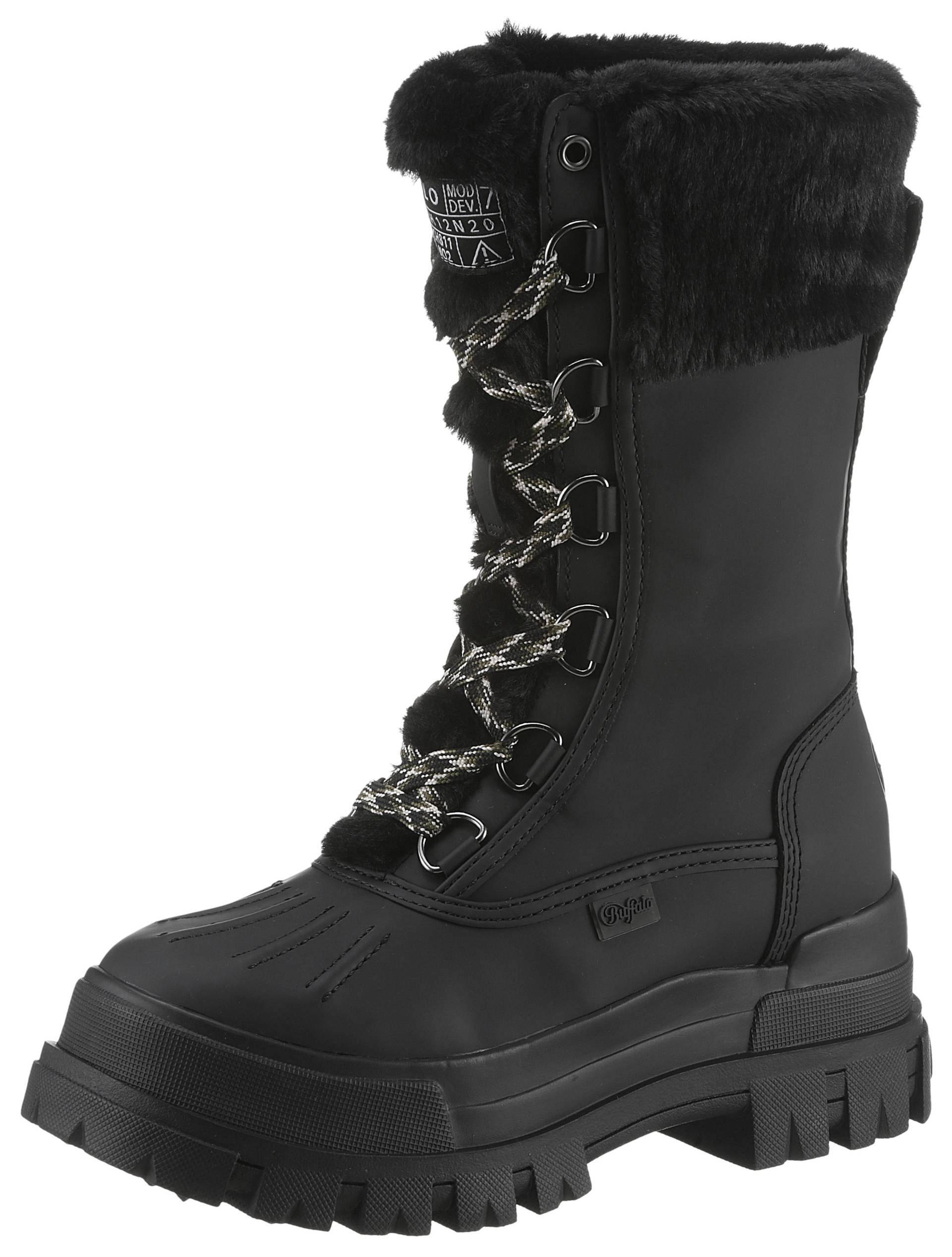 Buffalo Winterboots »ASPHA DUCK BOOT WARM«, mit Fellimitat-Kragen von Buffalo