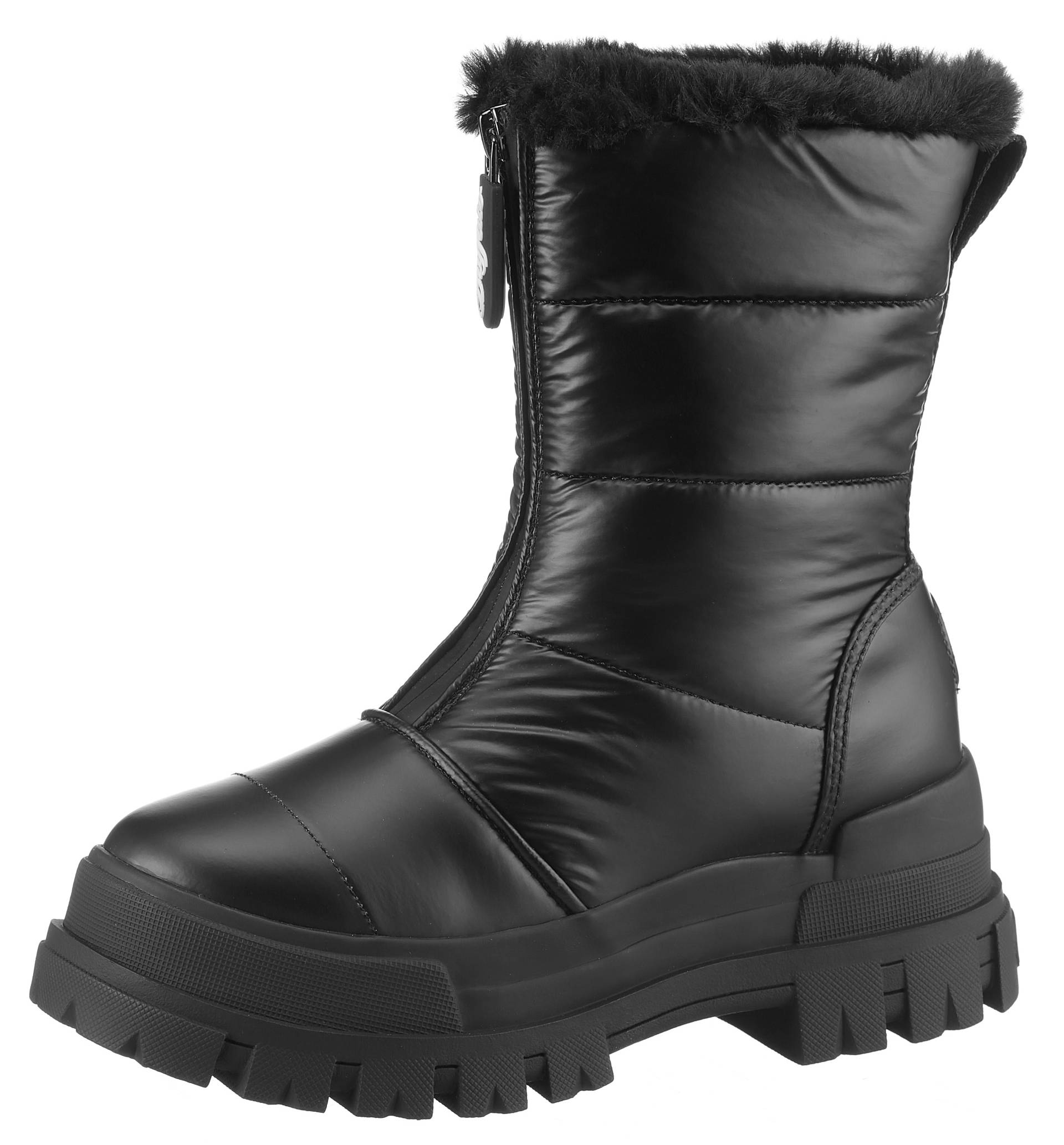 Buffalo Winterboots »ASPHA QUILT ZIP VEGAN«, Schlupfboots, Winterstiefelette, Snowboot mit Warmfutter von Buffalo