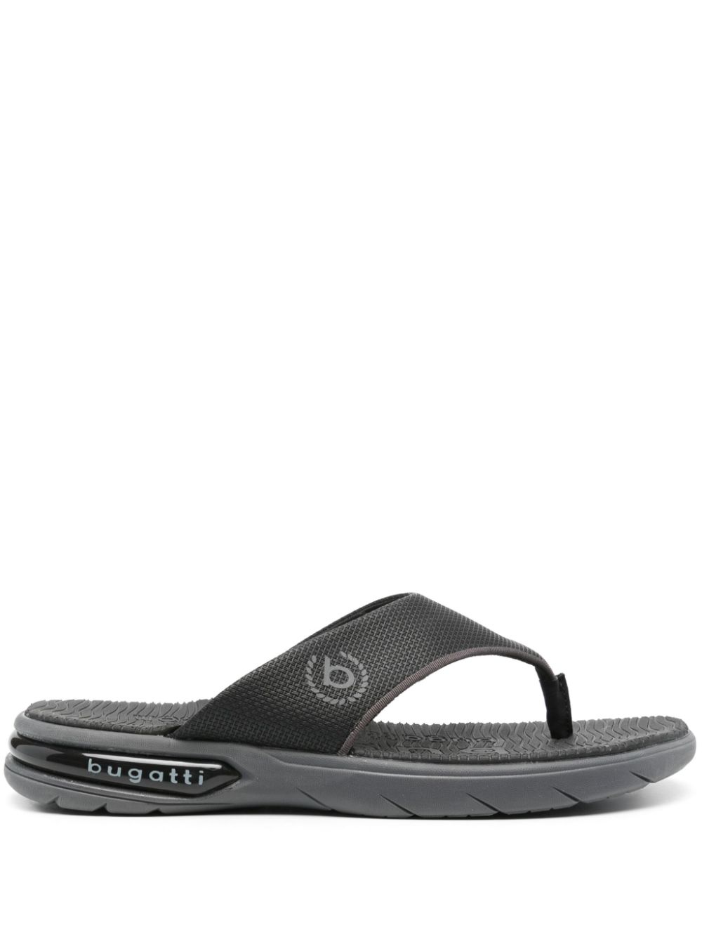 Bugatti Socotra logo-embossed flip flops - Black von Bugatti