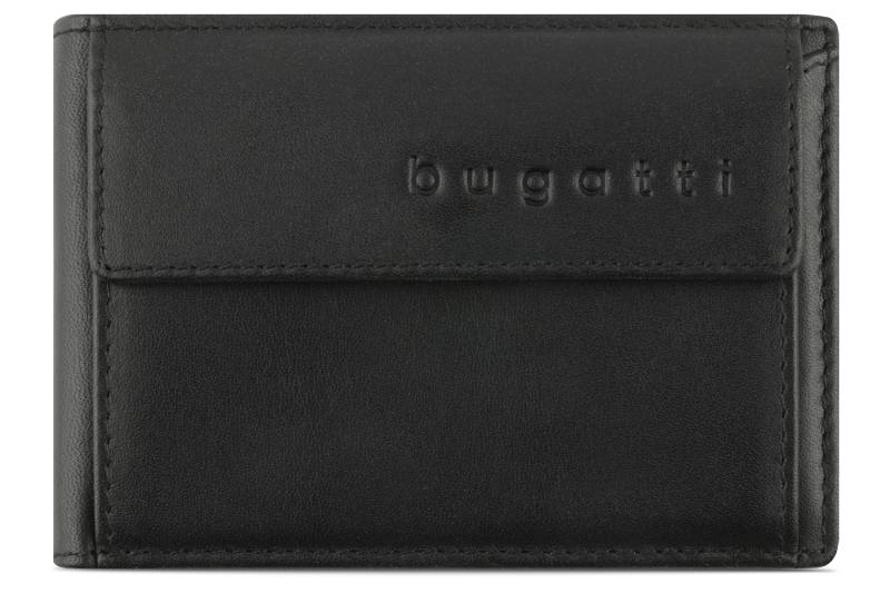 Super Slim RFID, Super Slim Mini- Scheintasche, schwarz von Bugatti