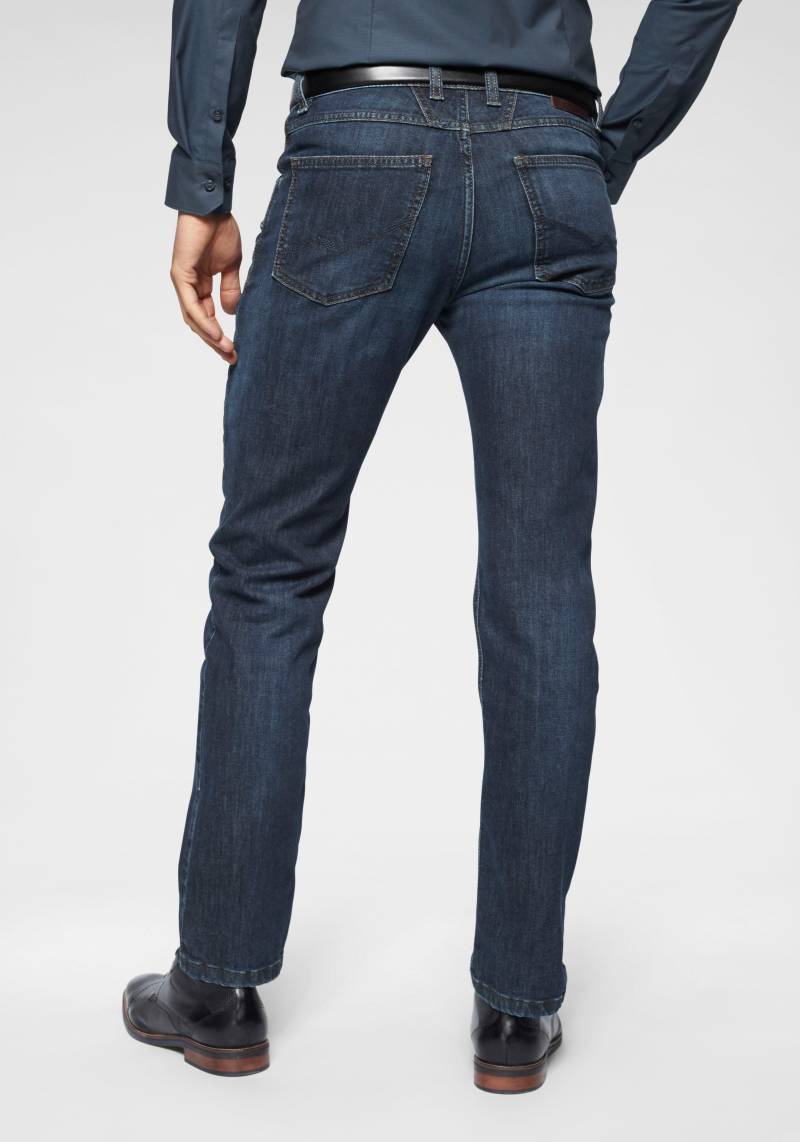 bugatti 5-Pocket-Jeans, Gürtelschlaufenbund mit Zip-fly von Bugatti