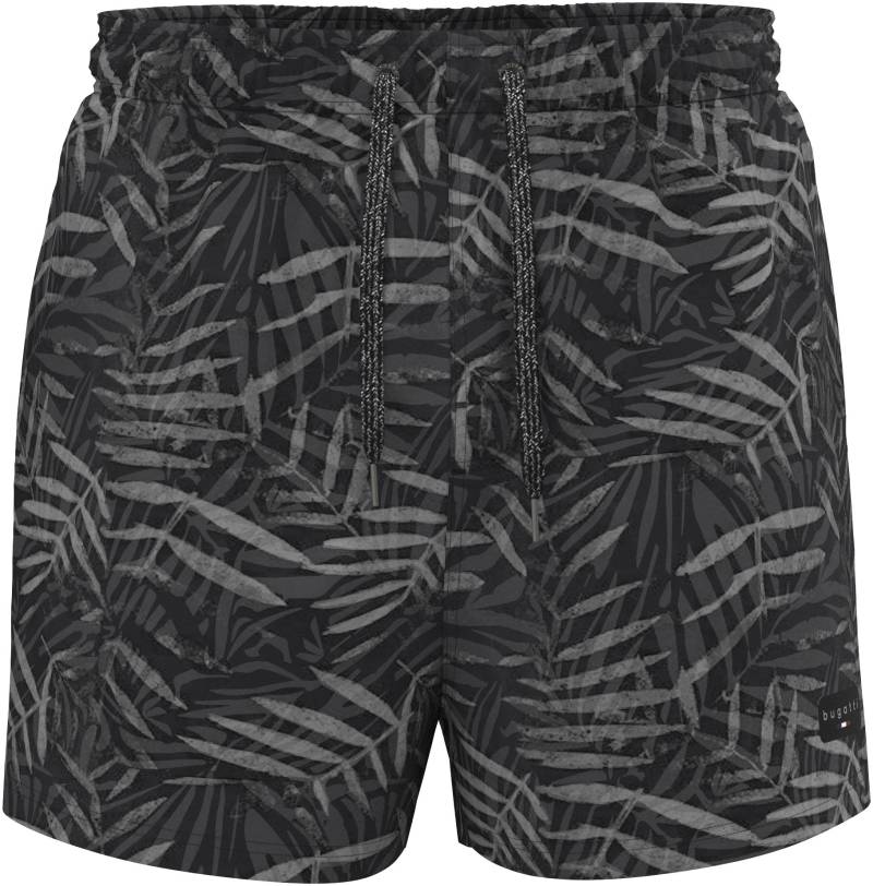 bugatti Badeshorts »Karim«, Alloverprint, linkes Bein Brand Label von Bugatti