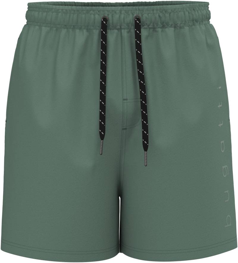 bugatti Badeshorts »Ramon«, Tonal reflektiv Logoprint auf dem linken Bein von Bugatti
