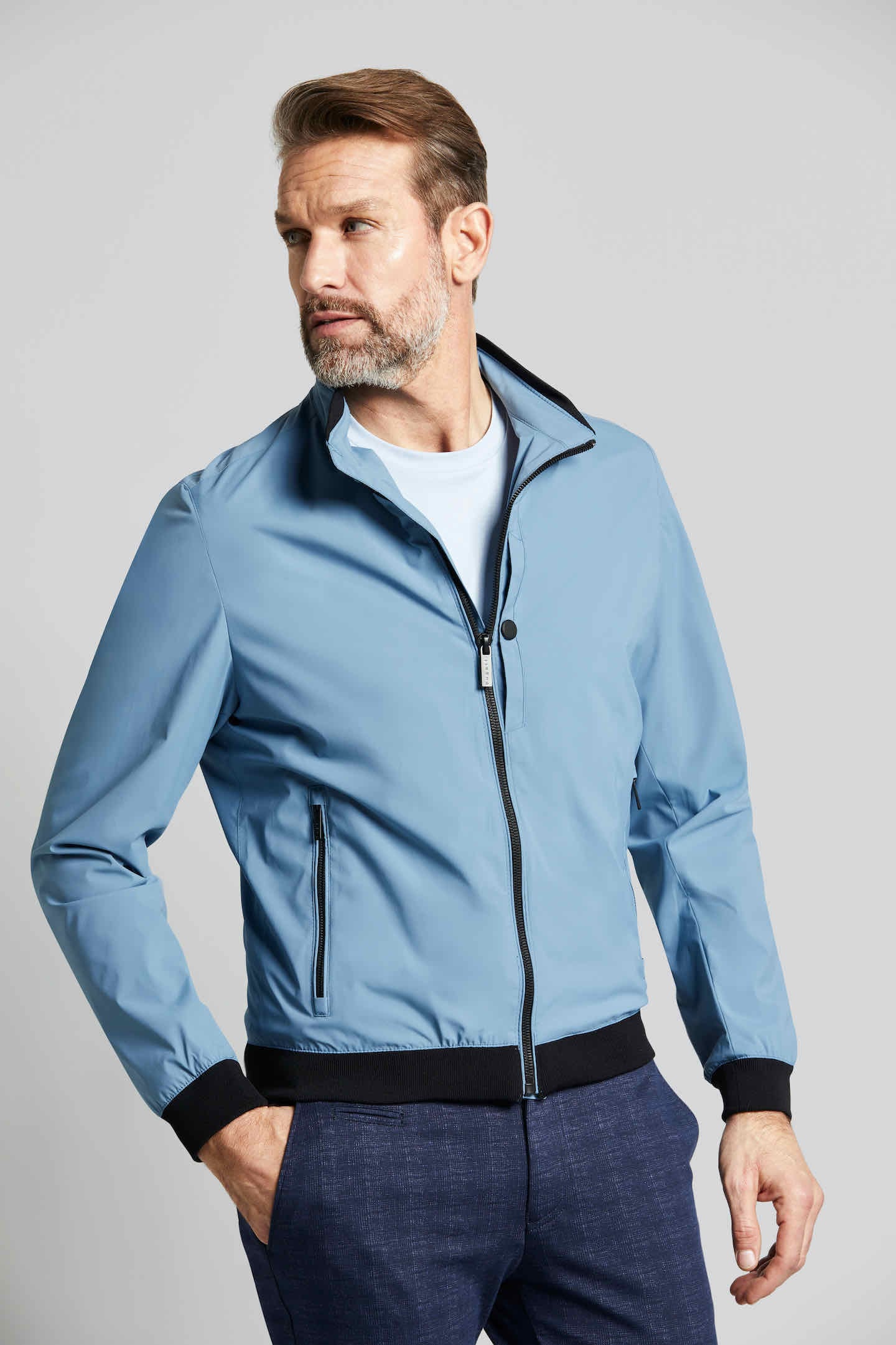 bugatti Blouson, ohne Kapuze, mit Stehkragen bugatti Blouson, ohne Kapuze, mit Stehkragen von Bugatti