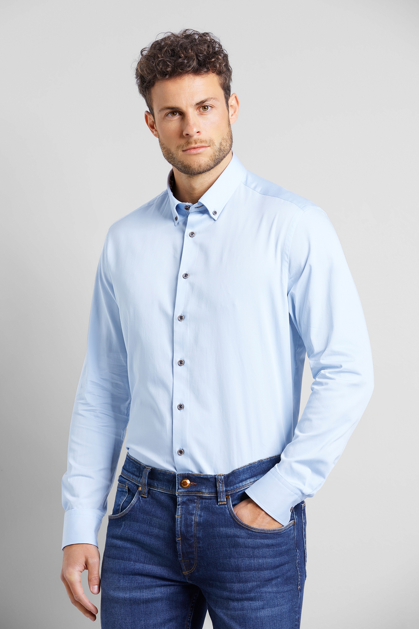 bugatti Businesshemd, mit Button-Down-Kragen bugatti Businesshemd, mit Button-Down-Kragen von Bugatti