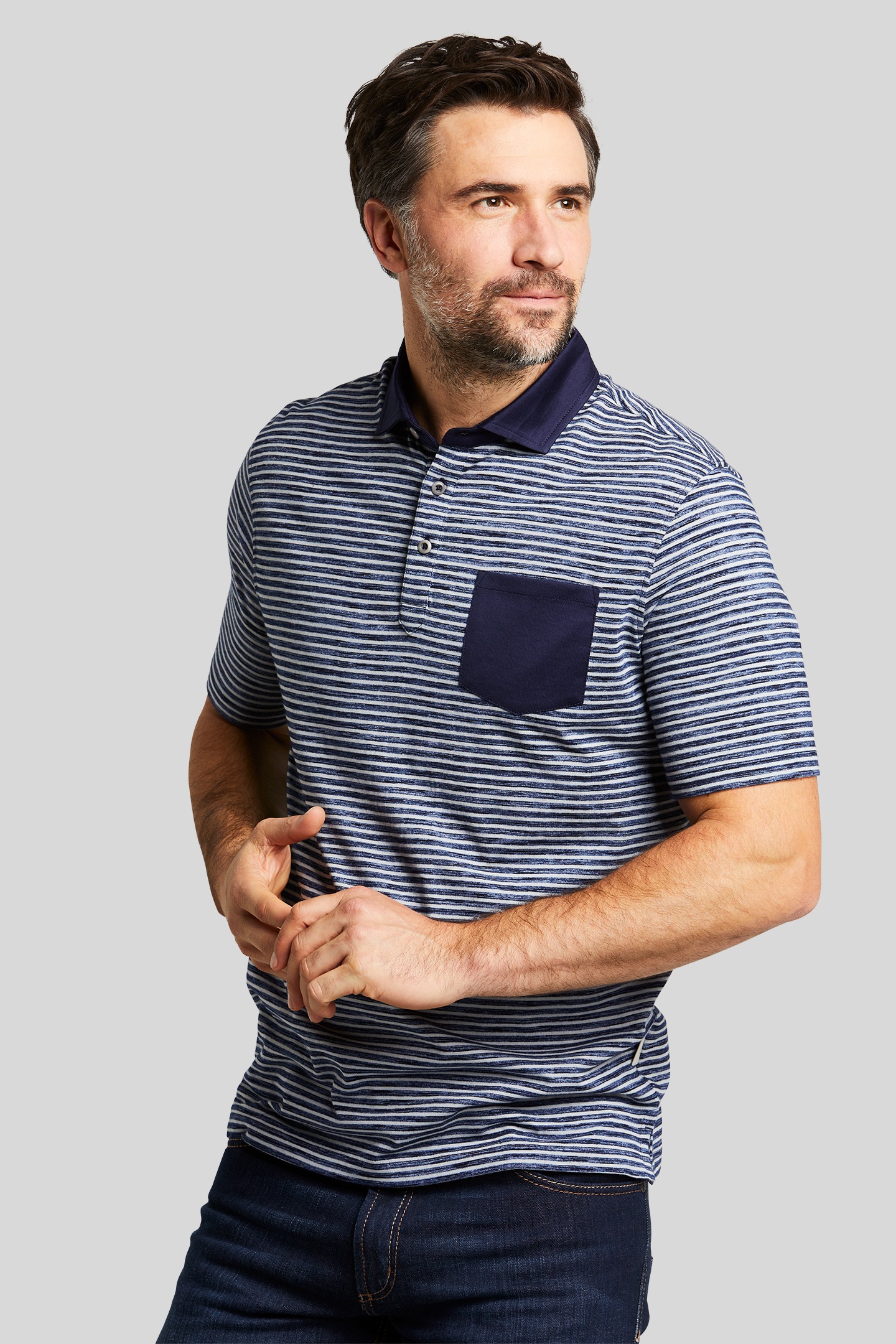 bugatti Poloshirt, aus organic Cotton von Bugatti