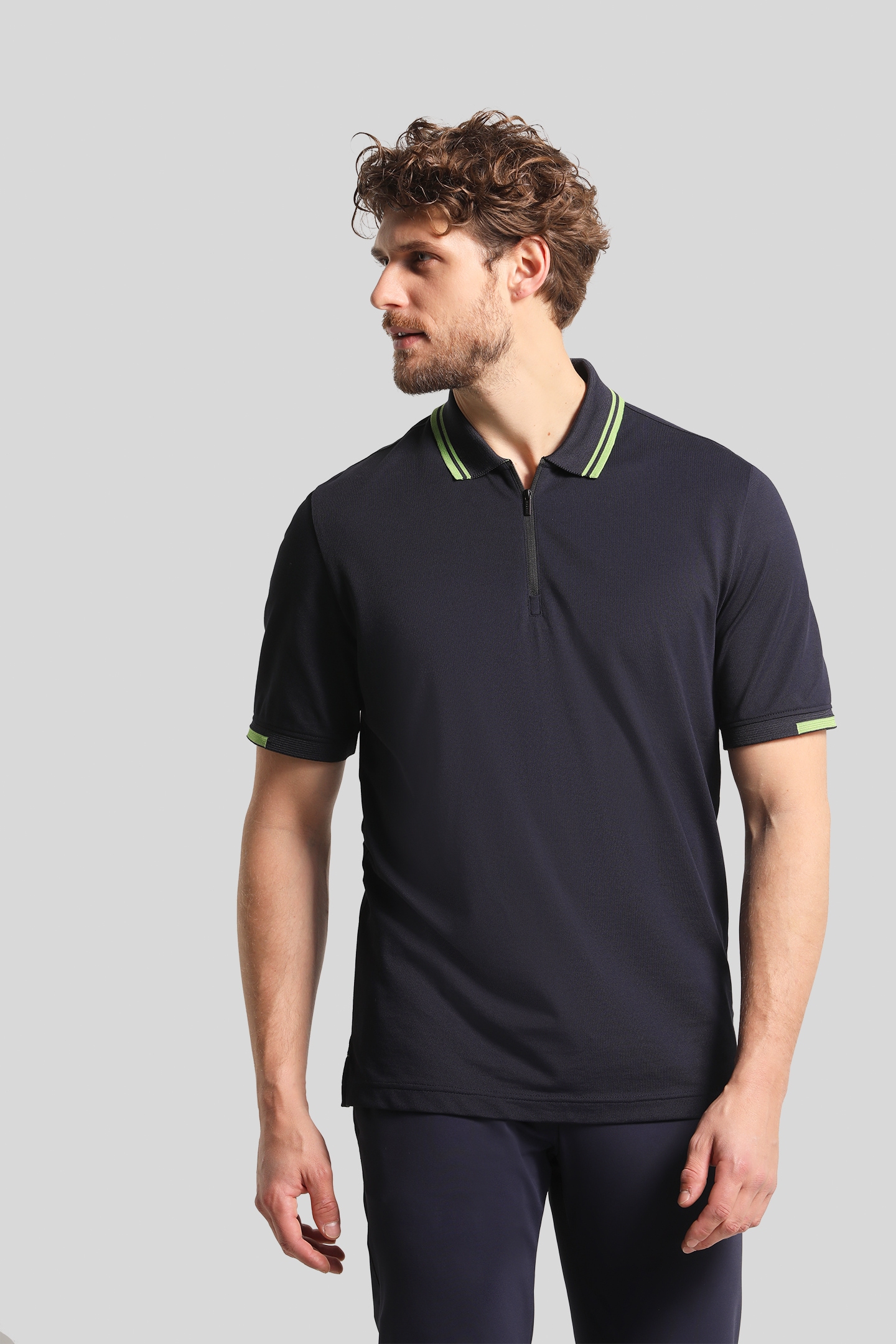 bugatti Poloshirt, mit Silikon-Logo-Badge am Saum von Bugatti