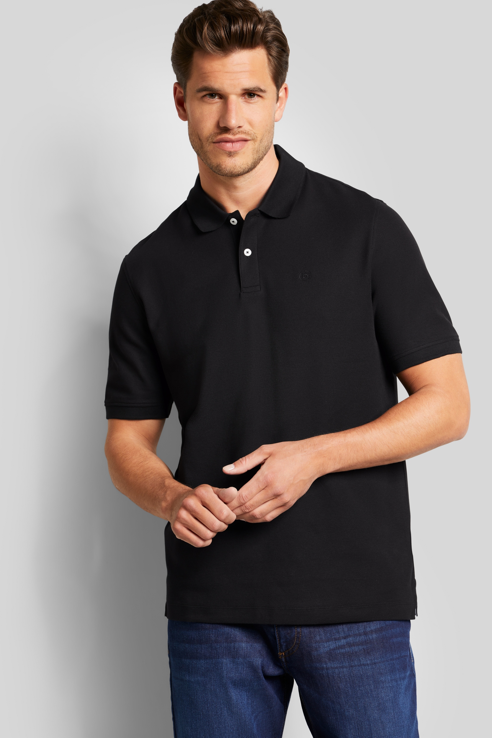 bugatti Poloshirt, mit körpernaher Passform von Bugatti