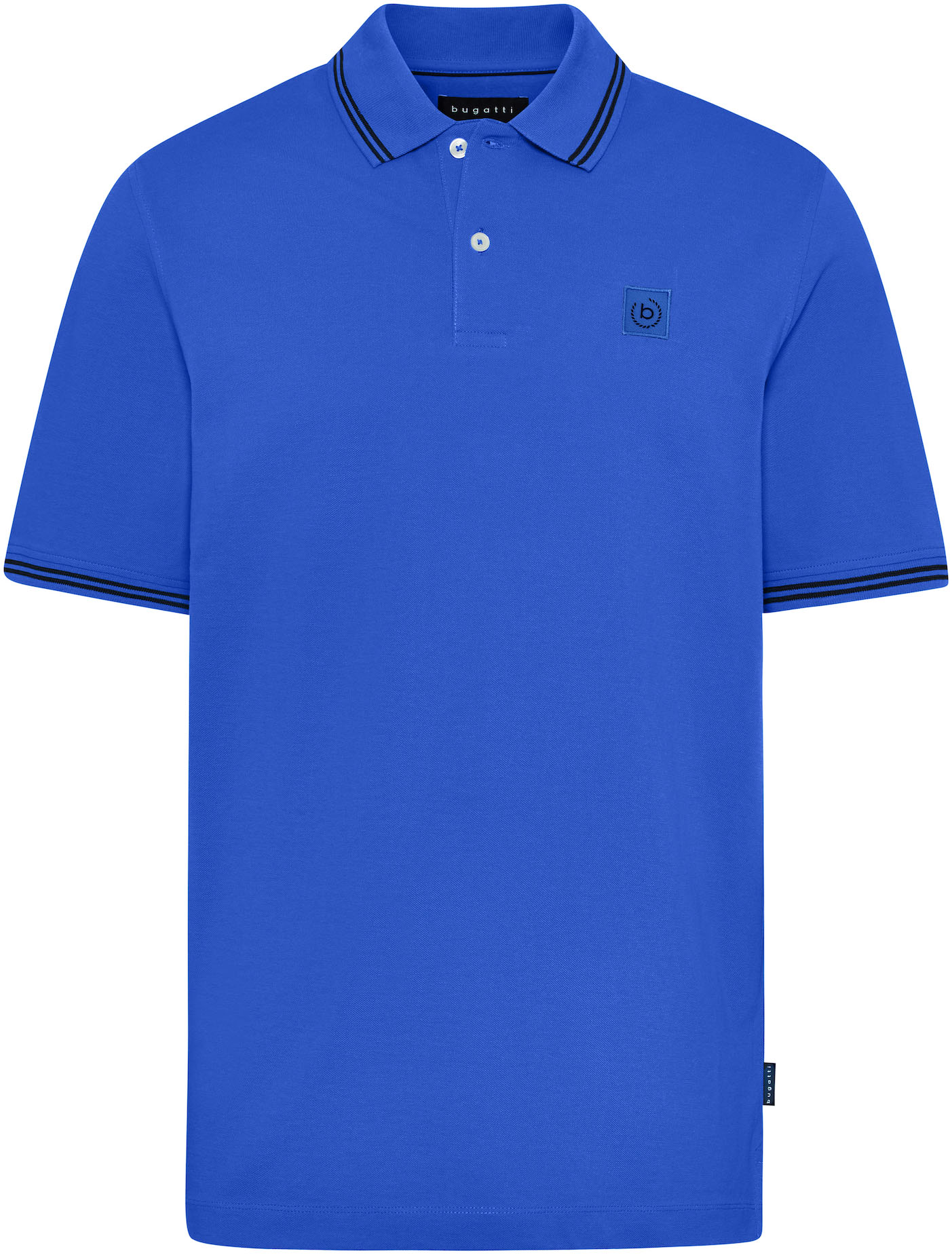 bugatti Poloshirt, mit sportiven Kontraststreifen von Bugatti