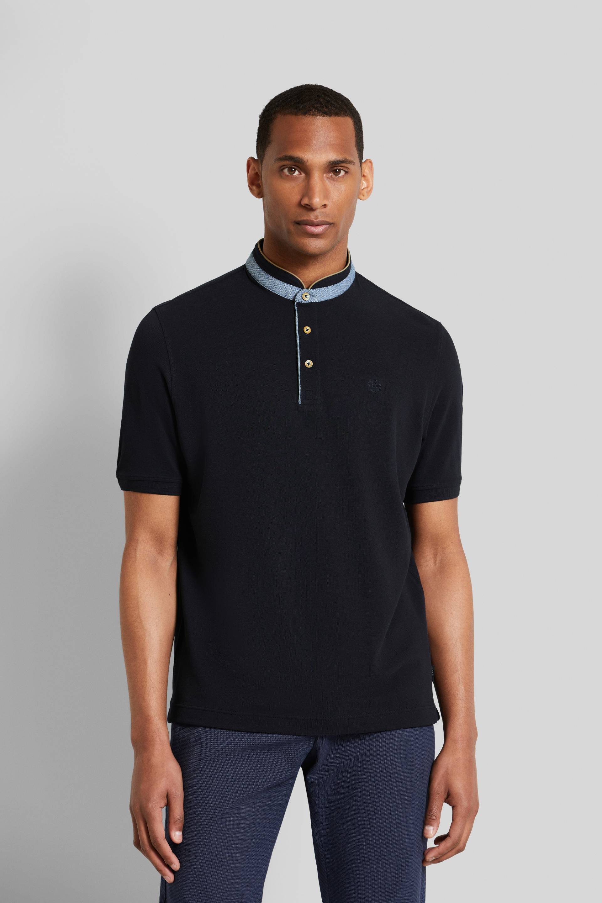 bugatti Poloshirt, mit modischem Stehkragen von Bugatti