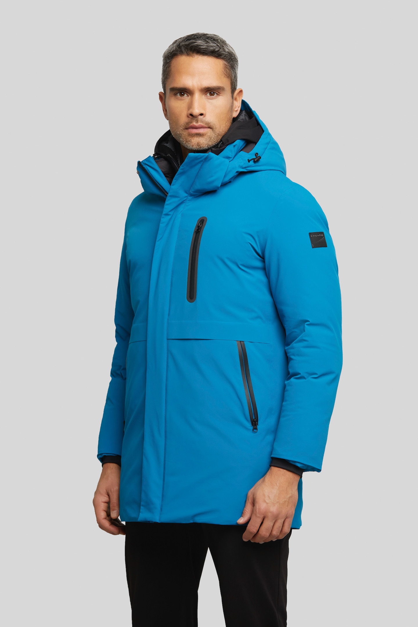 bugatti Regenjacke, mit Kapuze, mit Stehkragen von Bugatti