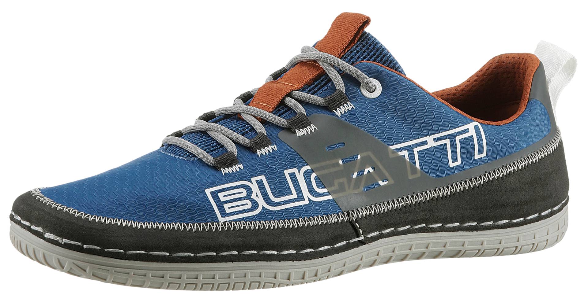 bugatti Sneaker, mit markantem Logoschriftzug, Freizeitschuh, Halbschuh, Schnürschuh von Bugatti