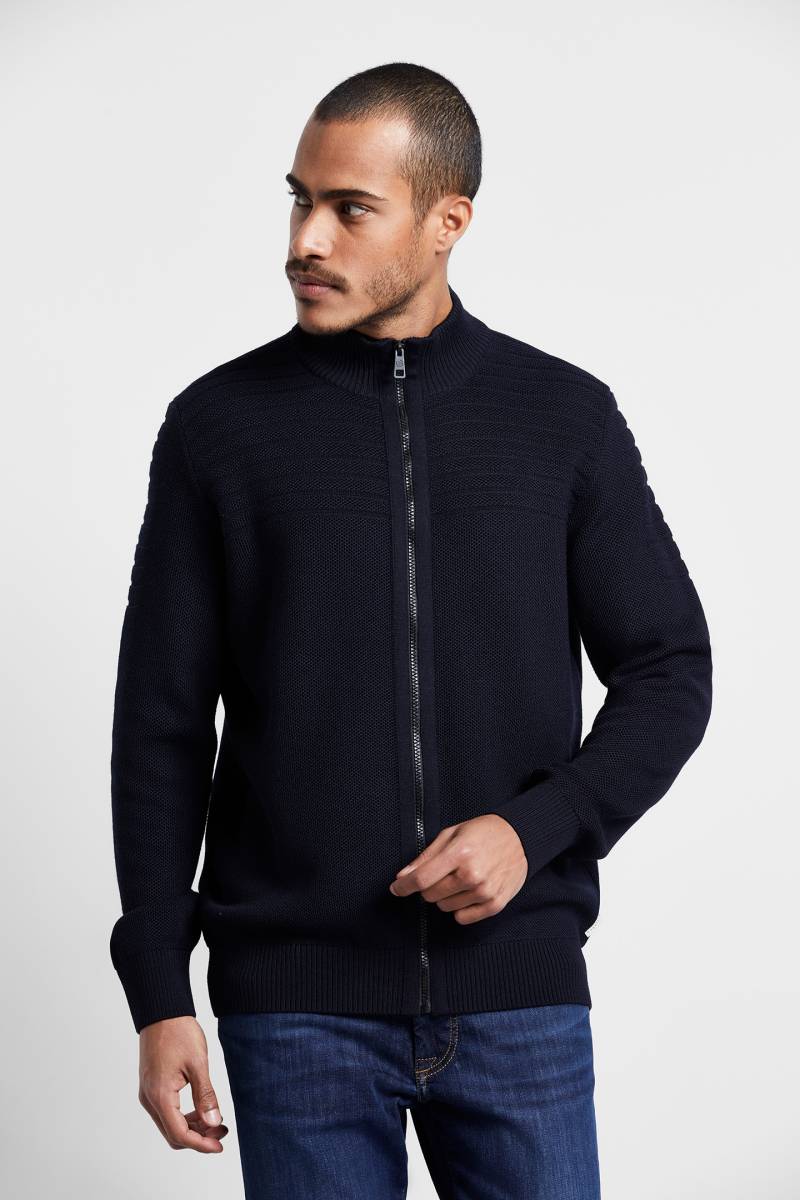 bugatti Strickjacke, mit Stehkragen von Bugatti