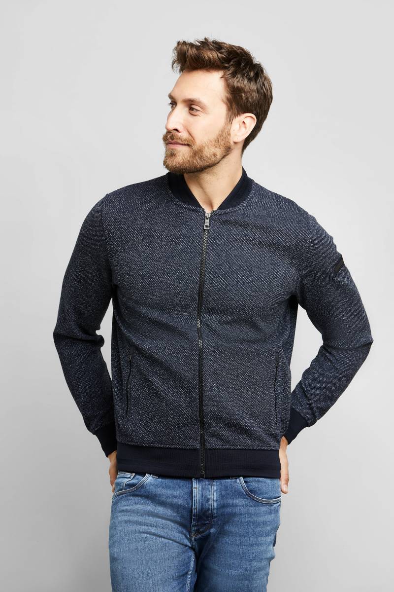 bugatti Sweatjacke, aus Baumwoll-Mix von Bugatti