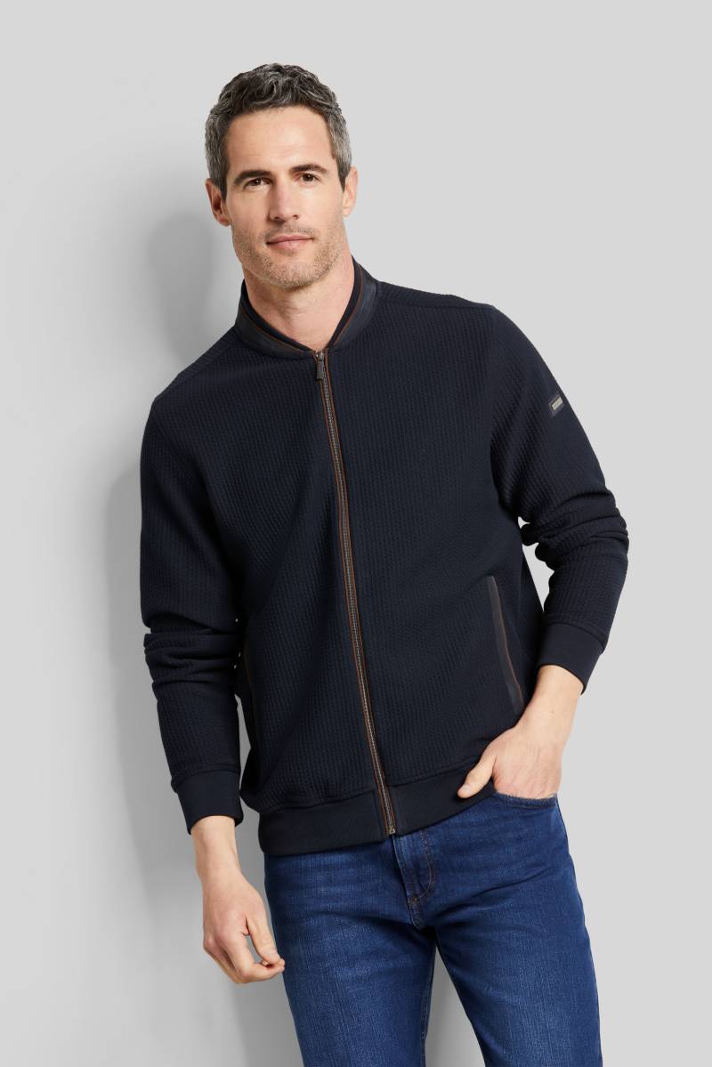 bugatti Sweatjacke, mit Collegekragen von Bugatti