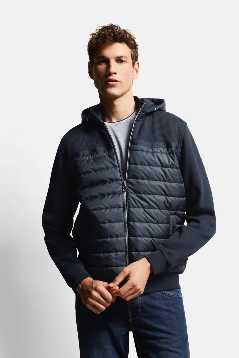 bugatti Sweatjacke, mit abnehmbarer Kapuze von Bugatti