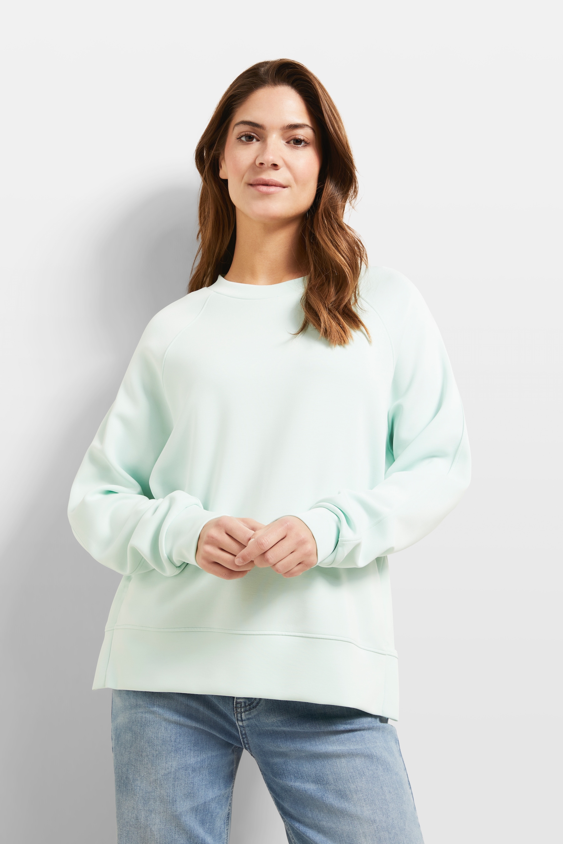 bugatti Sweatshirt, aus elastischer Modalware von Bugatti