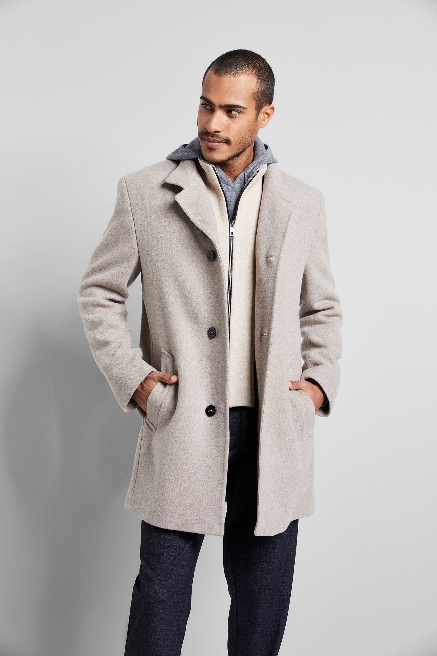 bugatti Wintermantel, mit hohem Kaschmiranteil bugatti Wintermantel, mit hohem Kaschmiranteil von Bugatti