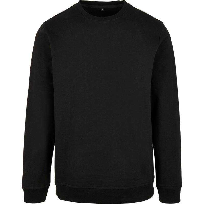 Basic Crew Neck Sweatshirt Herren Schwarz 4XL von Build Your Own