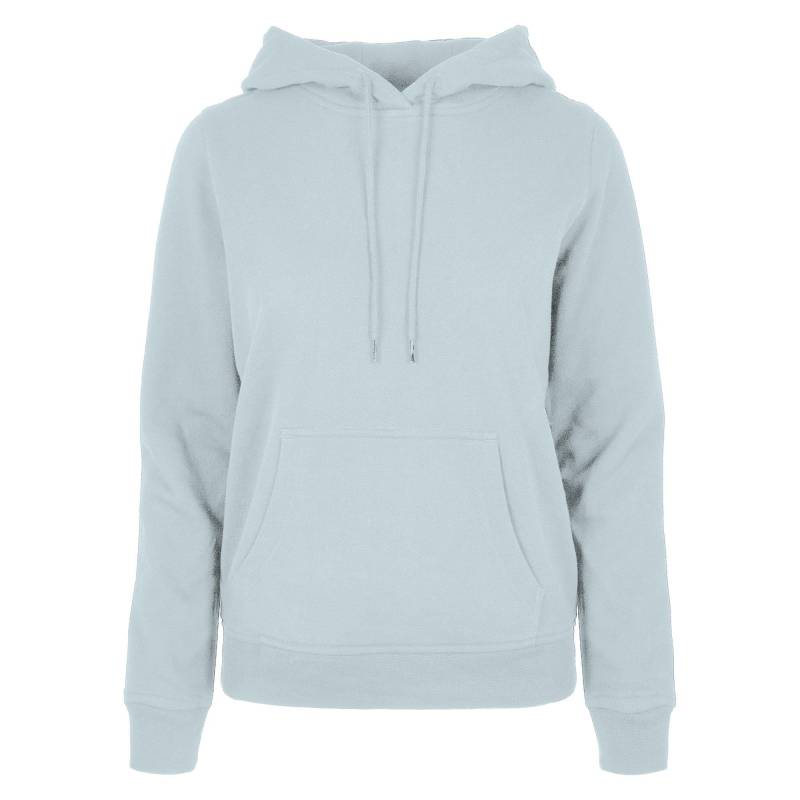 Basic Kapuzenpullover Damen Blau XL von Build Your Own