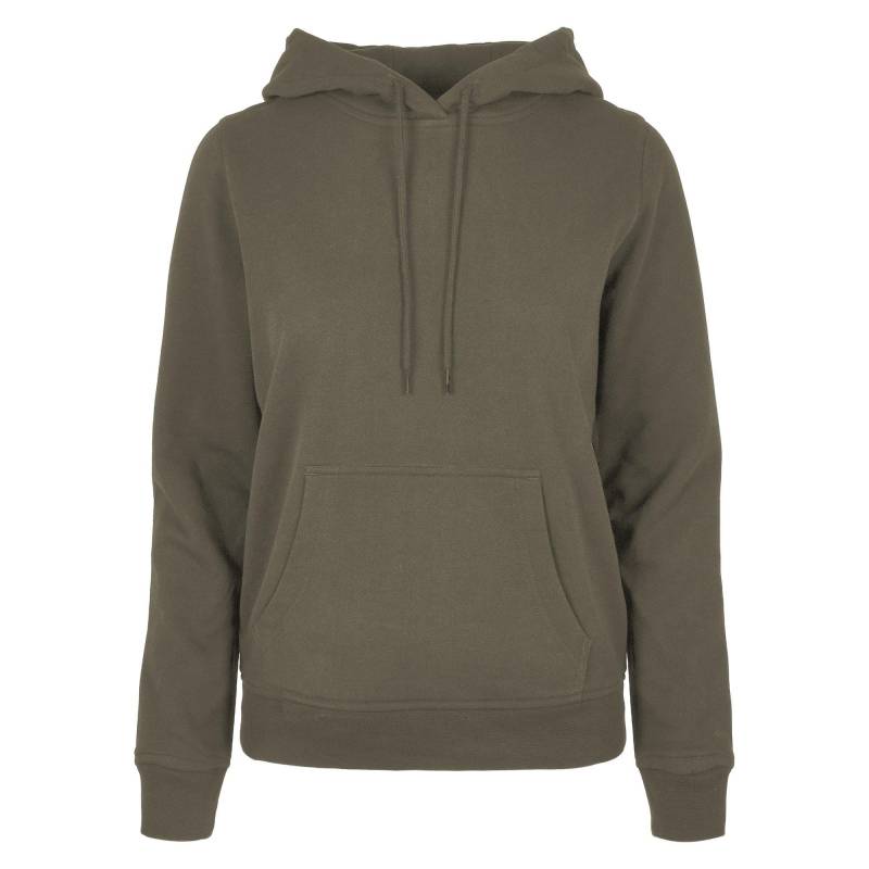 Basic Kapuzenpullover Damen Olivegrün 4XL von Build Your Own