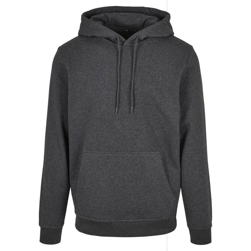 Basic Kapuzenpullover Herren Charcoal Black 3XL von Build Your Own