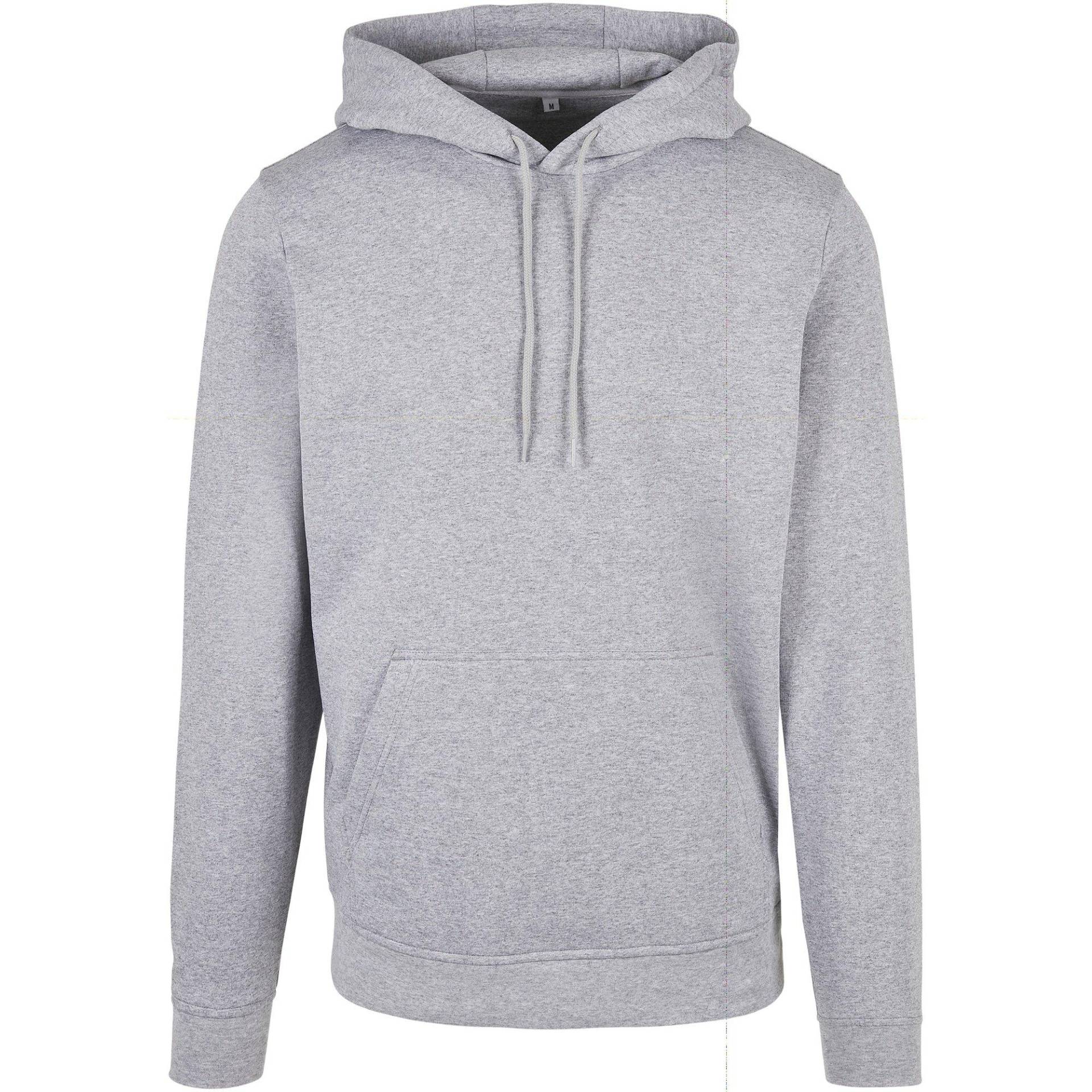 Basic Kapuzenpullover Herren Grau 3XL von Build Your Own