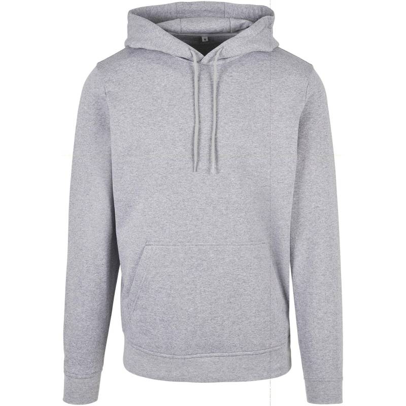 Basic Kapuzenpullover Herren Grau 4XL von Build Your Own