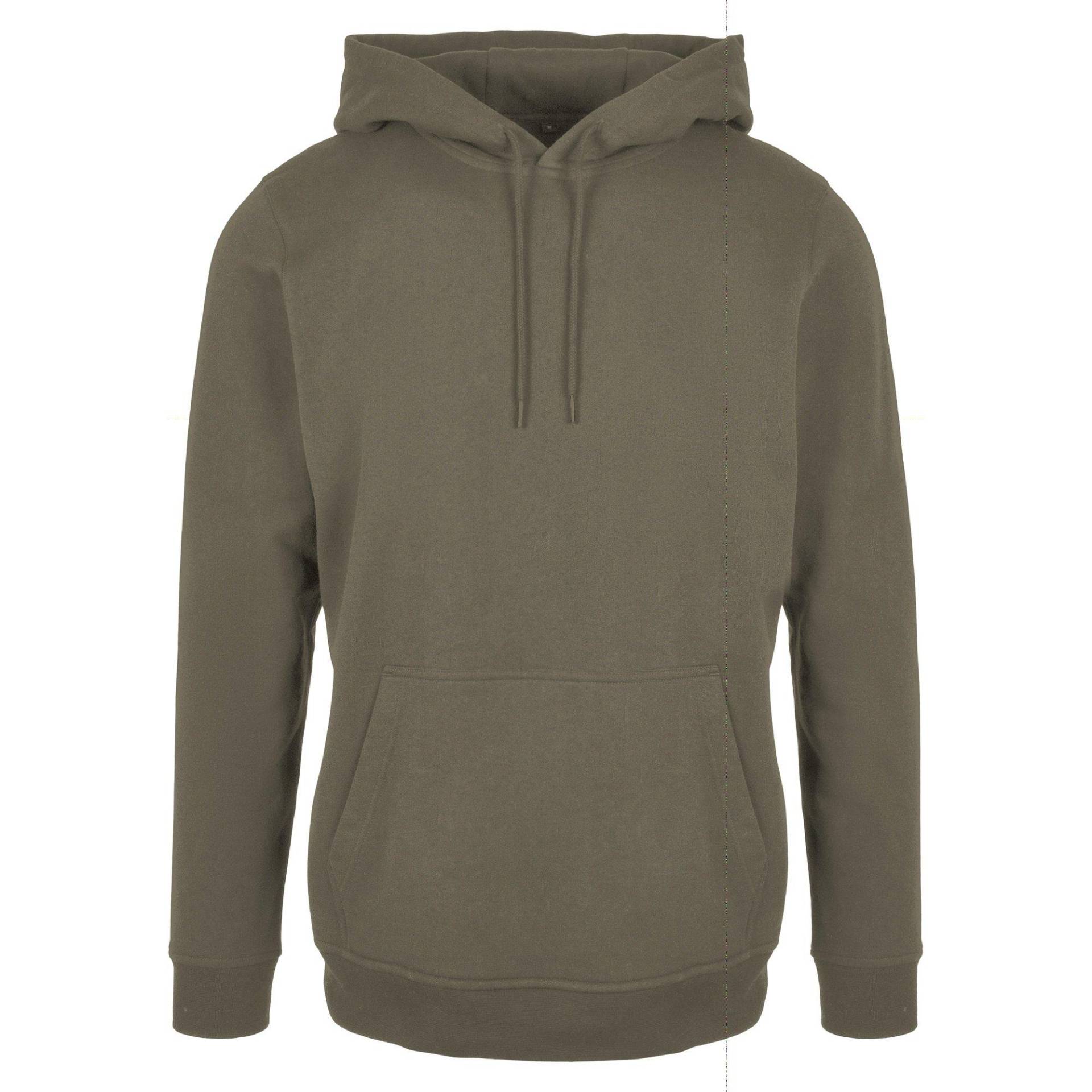 Basic Kapuzenpullover Herren Olivegrün 4XL von Build Your Own