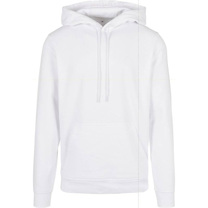 Basic Kapuzenpullover Herren Weiss 3XL von Build Your Own