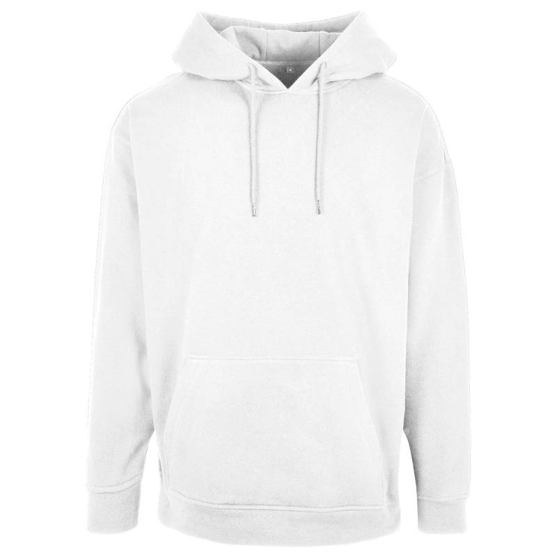 Basic Kapuzenpullover Herren Weiss XS von Build Your Own