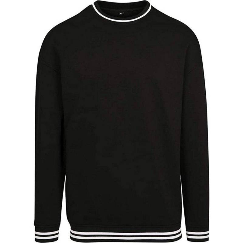 College Sweatshirt Rundhalsausschnitt Herren Schwarz XL von Build Your Own