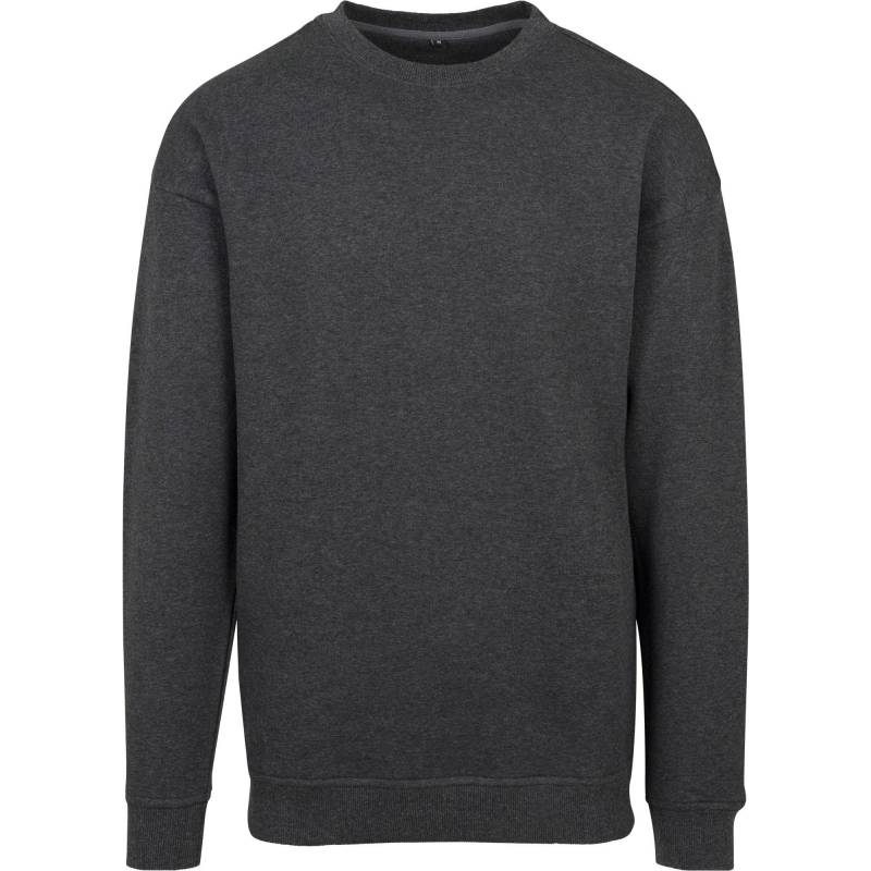 Crew Neck Pullover Herren Charcoal Black S von Build Your Own