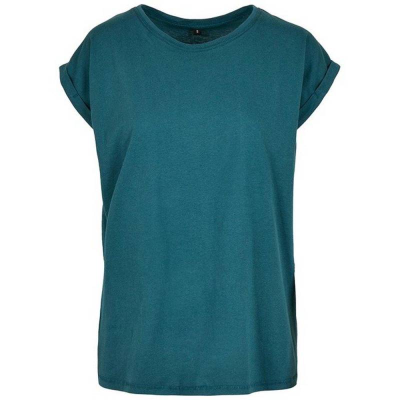 Dame Verlängerte Schulter Tshirt Damen Taubenblau XS von Build Your Own