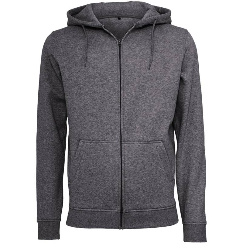 Heavy Kapuzenjacke Herren Charcoal Black 5XL von Build Your Own