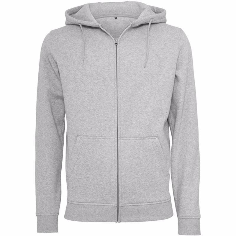 Heavy Kapuzenjacke Herren Grau S von Build Your Own