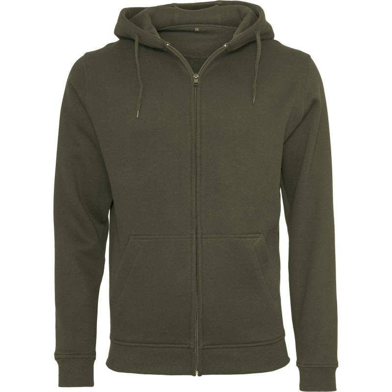 Heavy Kapuzenjacke Herren Olivegrün S von Build Your Own