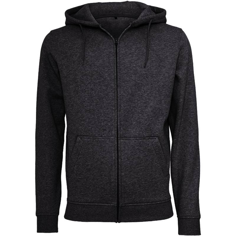 Heavy Kapuzenjacke Herren Schwarz M von Build Your Own