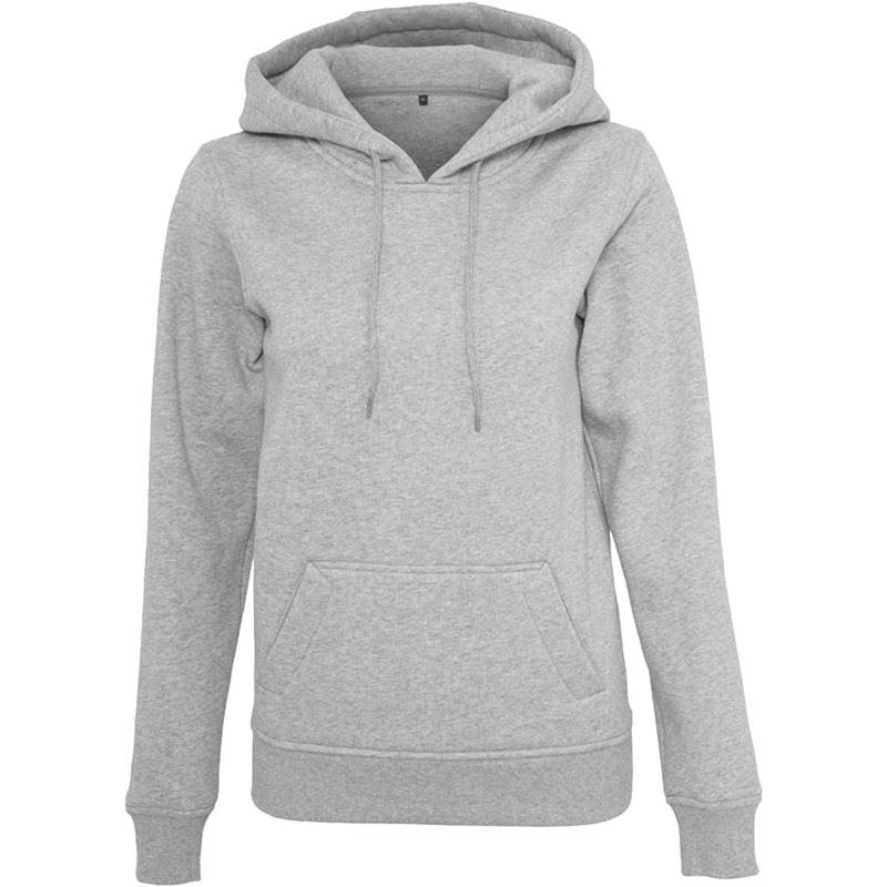 Heavy Kapuzenpullover Damen Grau L von Build Your Own