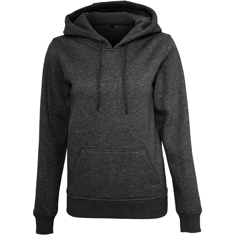 Heavy Kapuzenpullover Damen Schwarz M von Build Your Own