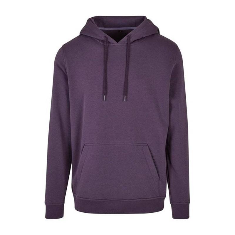 Heavy Kapuzenpullover Herren Lila L von Build Your Own